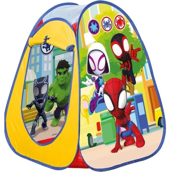 Hopfällbart tält - JOHNTOY - Spiderman - Flerfärgad - Självvikbar