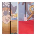 Miniatyrbild 6 av 6: Relaxdays Barntält Pojke Tjej Lektält Piratflagga Utomhus Pop-up 3 år H x D 130 x 100 cm, Röd Blå
