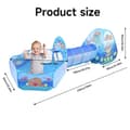 Miniatyrbillede 2 af 2: 3 i 1 Baby Playpen, Kompakt og Bærbar, Ikke-Toksiske Materialer,Blå