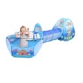 Miniatyrbillede 1 af 2: 3 i 1 Baby Playpen, Kompakt og Bærbar, Ikke-Toksiske Materialer,Blå