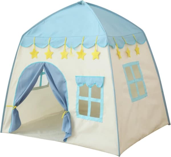 Lollanda Lektält för Barn / Barntält – Inomhustält med Fönster, Perfekt som Barns Lekhus och Sovplats 130x100x130cm
