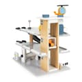 Miniatyrbild 3 av 4: Leksaksgarage - 37x63x21 cm - trä - med hiss