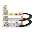 Miniatyrbild 2 av 4: Leksaksgarage - 37x63x21 cm - trä - med hiss