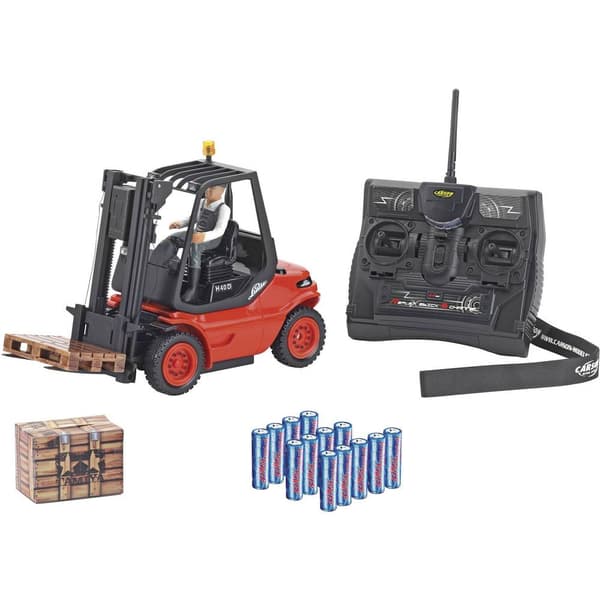 RC Funktionsmodell nybörjare Byggfordon Carson Modellsport Linde H 40 D 1:14 RtR
