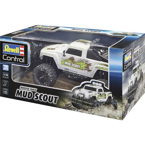 1:10 RC Bil nybörjare Elektrisk Monstertruck Revell Control New Mud Scout Bakhjulsdrift (2WD)
