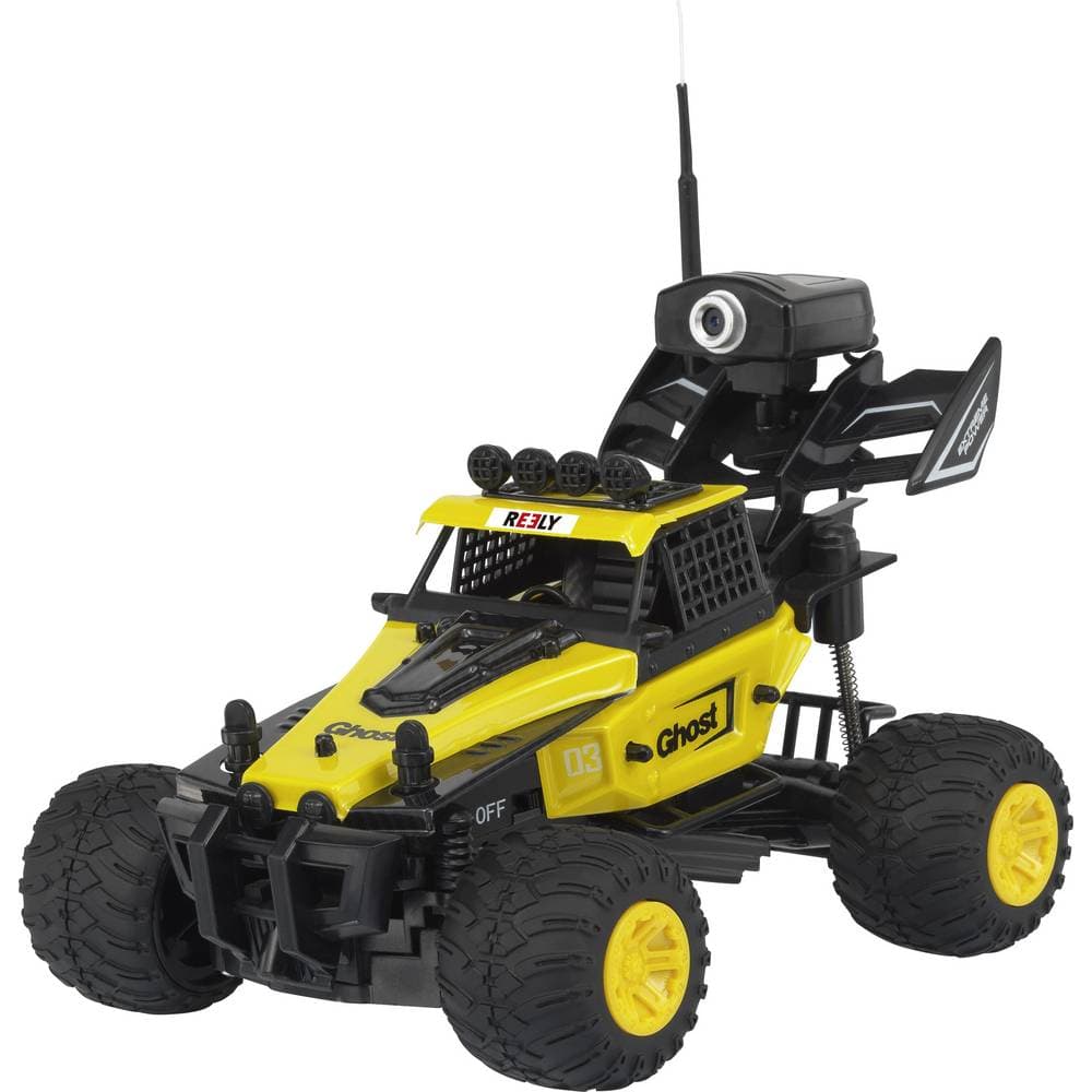 Reely RE-5063202 DIY FPV 1:28 RC modellbil Elektrisk Buggy Bakhjulsdrift (2WD) inkl. batteri & laddare, FPV-Version