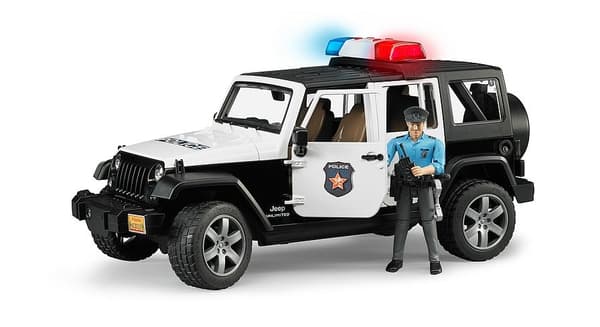 Bruder - Jeep Wrangler Unlimited Rubicon Police Vehicle with policeman (BR2526)