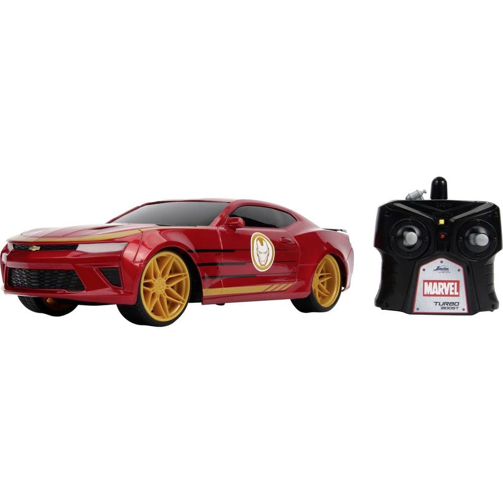 JADA TOYS 253226000 Marvel Iron Man RC 2016 Chevy 1:16 RC modellbil Elektrisk Gatumodell inkl. Batterier
