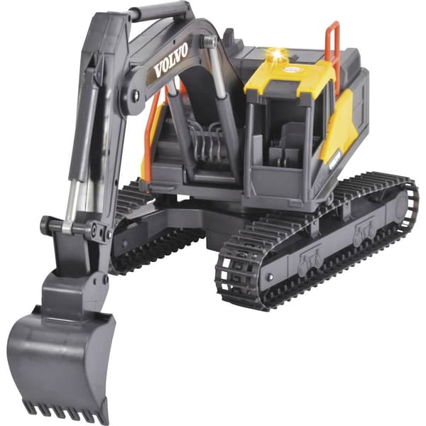 RC funktionsmodell Elektrisk Byggfordon Dickie Toys RC Volvo Mining Excavator Med ljuseffekt, Med ljudfunktion