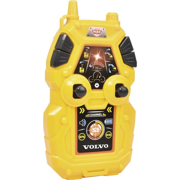 RC funktionsmodell Elektrisk Byggfordon Dickie Toys RC Volvo Mining Excavator Med ljuseffekt, Med ljudfunktion