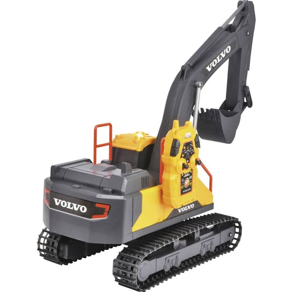 RC funktionsmodell Elektrisk Byggfordon Dickie Toys RC Volvo Mining Excavator Med ljuseffekt, Med ljudfunktion