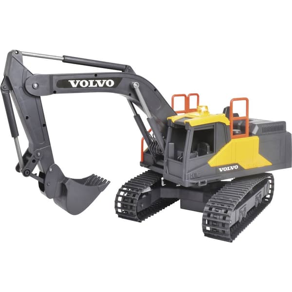 RC funktionsmodell Elektrisk Byggfordon Dickie Toys RC Volvo Mining Excavator Med ljuseffekt, Med ljudfunktion