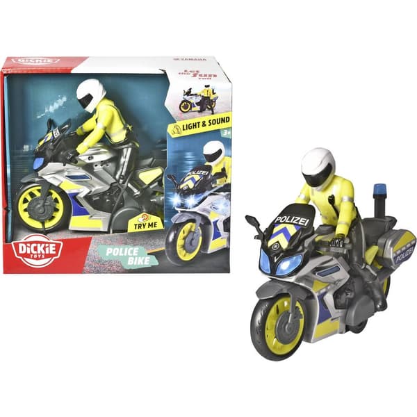 Dickie Toys Police-motorcykel