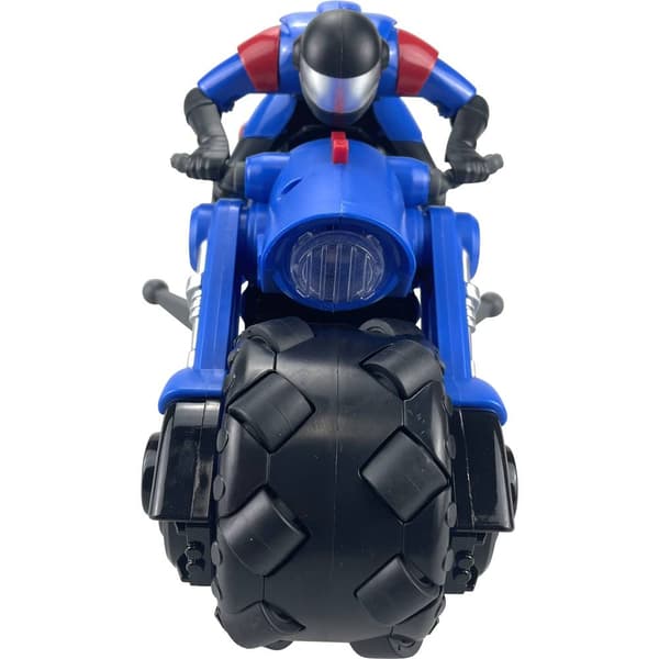 1:10 RC Motorcykel nybörjare Motorcykel inkl. batteri och laddningskabel, Med ljuseffekt