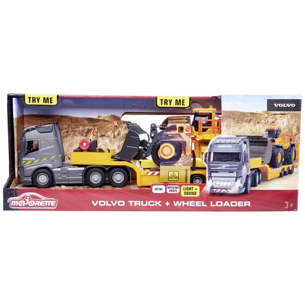 Majorette Volvo Färdig modell Byggmodell Konstruktionsfordon