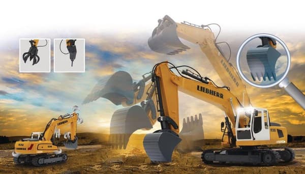 Jamara Liebherr R936 kaivinkone - 2,4 GHz 1:20
