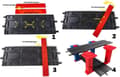 Miniatyrbild 3 av 10: Carrera Race Track Set Build 'n Race 6,2 Meter 1:43 Svart 3-delad