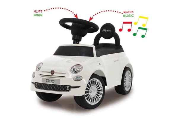 Jamara Ride-on Fiat500 60 X 27,5 X 38 Cm Hvid