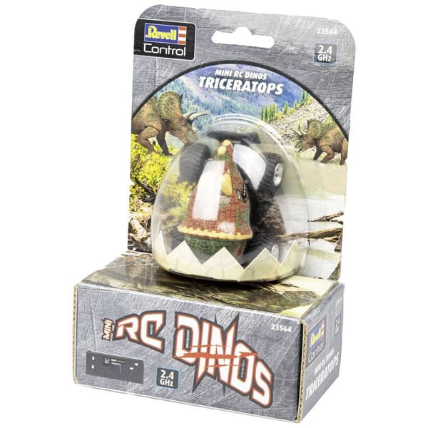 Revell Control 23564 RC Mini Dino Triceratops RC modellbil Elektrisk Buggy inkl. batteri och laddningskabel