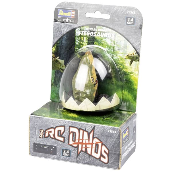 Revell Control 23563 RC Mini Dino Stegosaurus RC modellbil Elektrisk Buggy inkl. batteri och laddningskabel