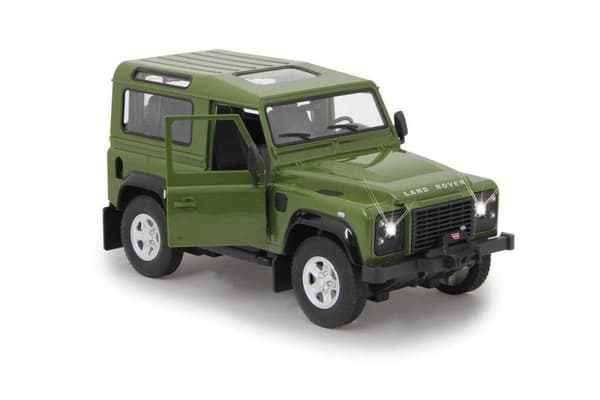 Rastar Rc Land Rover Defender Jongens 1:24 Grön