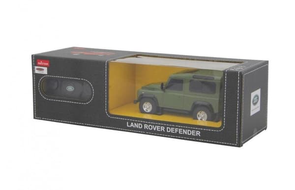Rastar Rc Land Rover Defender Jongens 1:24 Grön
