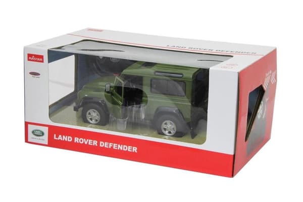 Rastar Rc Land Rover Defender Jongens 1:24 Grön