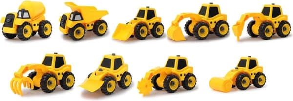 Jamara Construction Kit Construction Vehicles 9-i-2 Boys Yellow