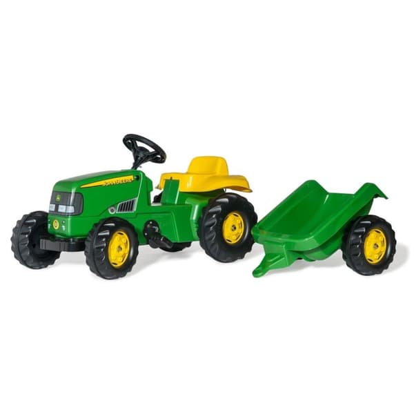 Rolly Toys 012190 RollyKid John Deere Traktor + Trailer