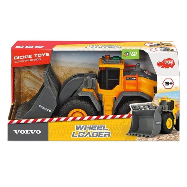 Dickie Toys Volvo Bulldozer + Lys og Lyd