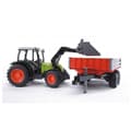 Pikkukuva 2 / 2: Bruder 2112 Claas Nectis 267 F etukuormaimella + perävaunu 65,5x12,9x15 cm