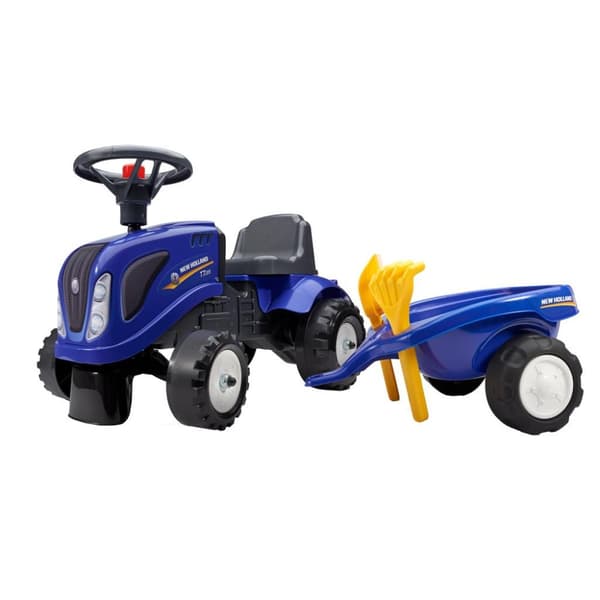 Falk New Holland Walking Tractor Set Blå