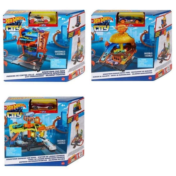 Hot Wheels City Downtown lekset Assorted