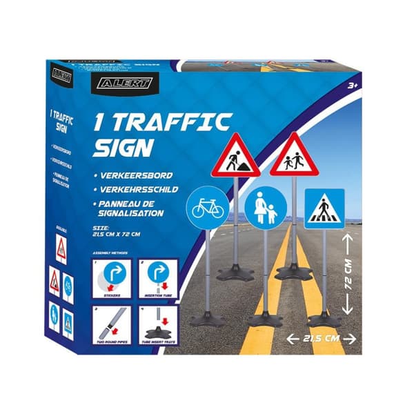 Alert Trafikskilt 72 cm Assorteret