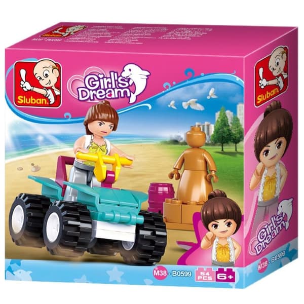 Sluban M38-B0599 Girls Dream Beach Quad 54 stk