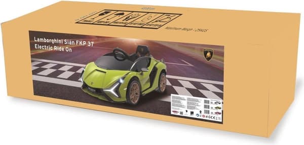 Jamara Ride-on Lamborghini Sian hvid 37 Mhz 3+ (460637)