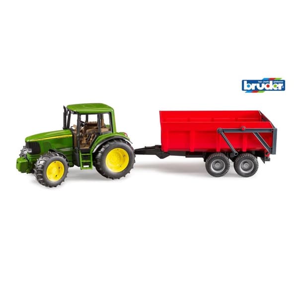Bruder 02057 John Deere 6920 traktor med trailer 1:16
