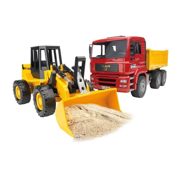 Bruder MAN TGA Dumper med skovl