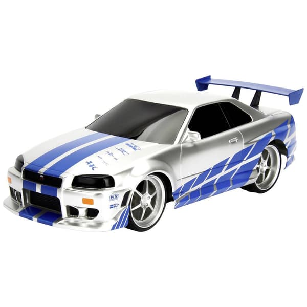 1:16 RC Bil nybörjare Elektrisk Gatumodell JADA TOYS Fast&Furious RC Nissan Skyline GTR
