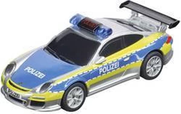 Carrera Go bil Porsche 911 "Polizei" (silber/blå/neon gelb)