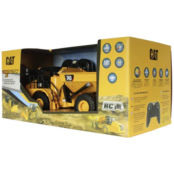 RC Funktionsmodell nybörjare Byggfordon Carrera RC CAT 745 Articulated Truck RtR