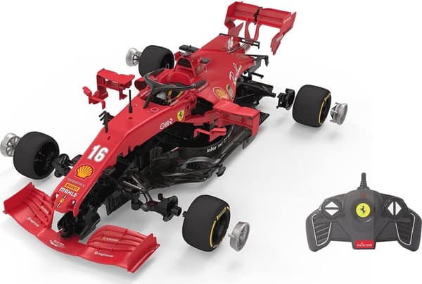 Rastar Ferrari F1 - Rød - 1:16 RC 2.4GHz - R/C Monteringsmodelsæt - Byggesæt - Formel 1 - Officielt licenseret Ferrari