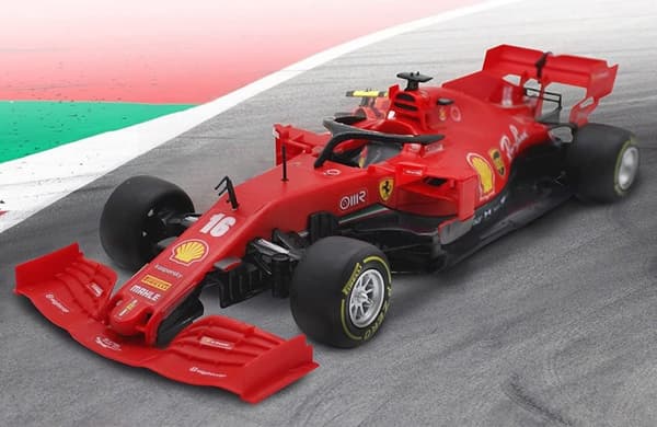 Rastar Ferrari F1 - Rød - 1:16 RC 2.4GHz - R/C Monteringsmodelsæt - Byggesæt - Formel 1 - Officielt licenseret Ferrari