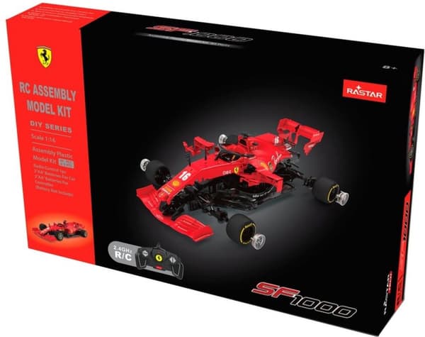 Rastar Ferrari F1 - Rød - 1:16 RC 2.4GHz - R/C Monteringsmodelsæt - Byggesæt - Formel 1 - Officielt licenseret Ferrari
