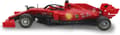 Miniatyrbillede 2 af 11: Rastar Ferrari F1 - Rød - 1:16 RC 2.4GHz - R/C Monteringsmodelsæt - Byggesæt - Formel 1 - Officielt licenseret Ferrari