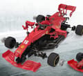 Miniatyrbillede 1 af 11: Rastar Ferrari F1 - Rød - 1:16 RC 2.4GHz - R/C Monteringsmodelsæt - Byggesæt - Formel 1 - Officielt licenseret Ferrari