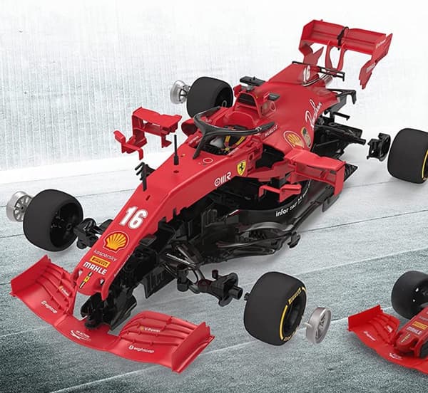 Rastar Ferrari F1 - Röd - 1:16 RC 2,4GHz - R/C Monteringsmodellsats - Byggsats - Formel 1 - Officiellt licensierad Ferrari