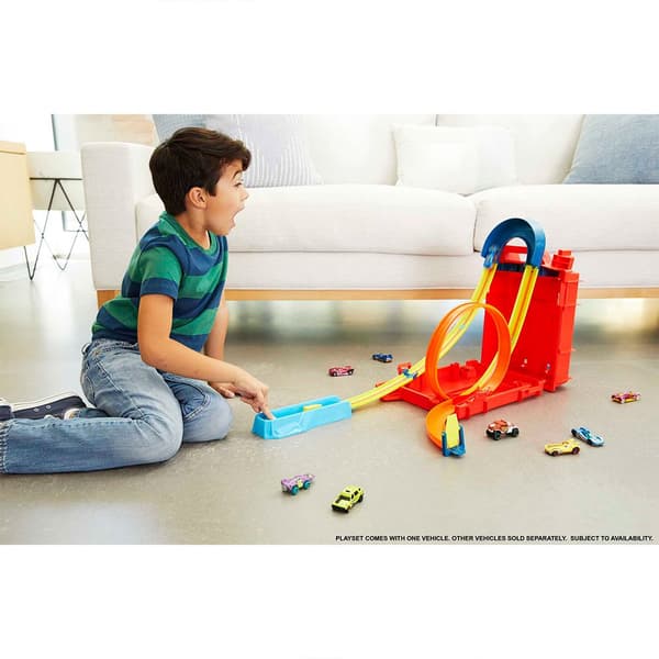 Hot Wheels Obegränsad Stuntbox För Bränslekanna Track Builder Flerfärgad 6 Years