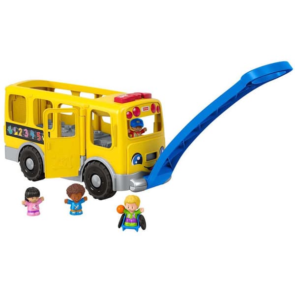 Little People Skolbuss Flerfärgad