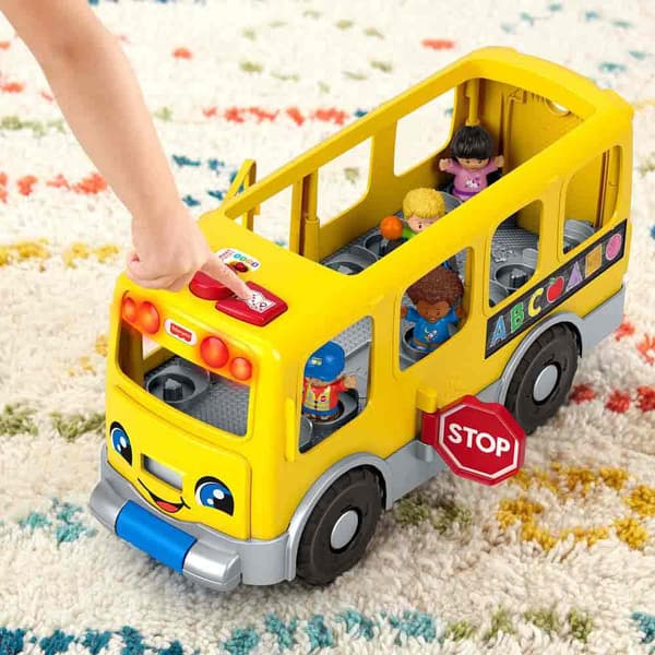 Little People Skolbuss Flerfärgad